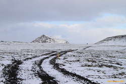 North towards Þjófahnúkur from the road