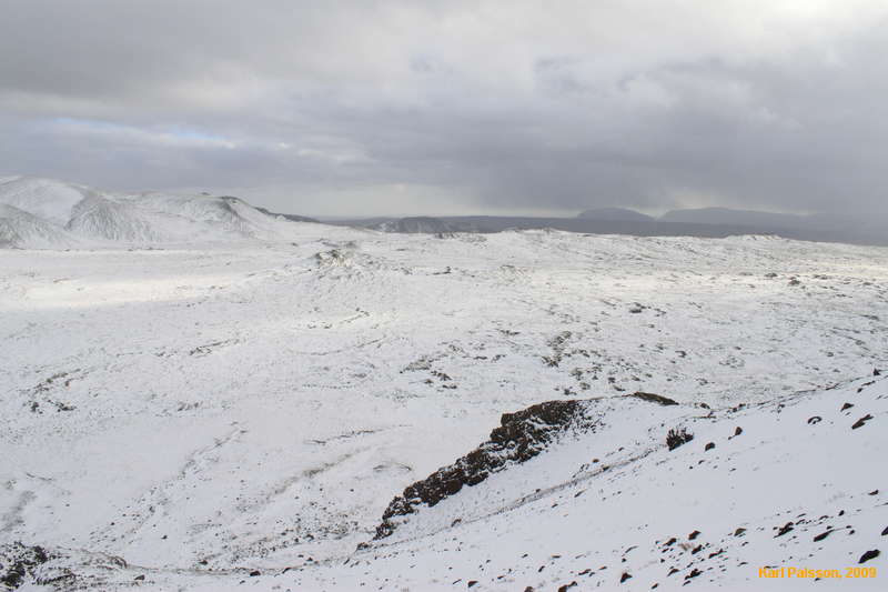 South towards the car