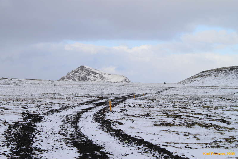North towards Þjófahnúkur from the road