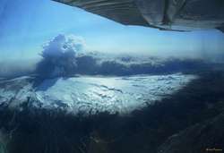 Eyjafjalaljökull west to the sea.