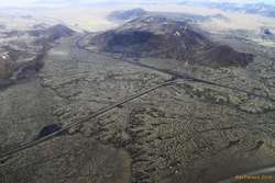 Roads cutting through 