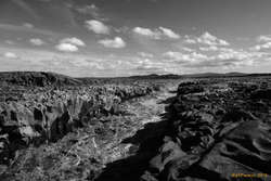 Jökulsá á Fjöllum, going through a channel south of Herðubreiðalindir