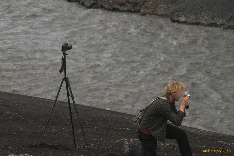 Bjöggi hard at work near the Ættartré