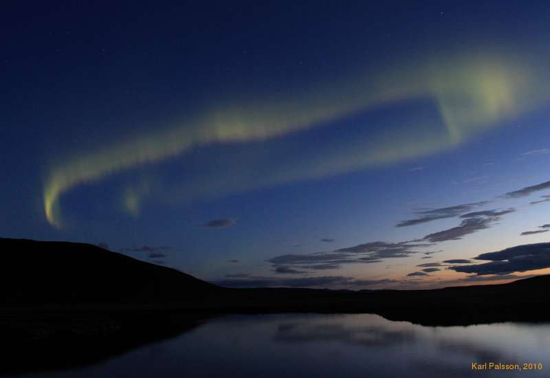 Aurora over Arnardalur