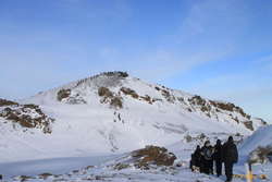 Some traffic at the summit