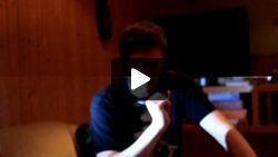 Eggert gives Hrútsprungur a valiant effort