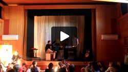 Mugison, Pétur Ben, Lára Rúnars and Arnar Gislason jamming some new material