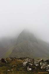 Austurhorn in the mist