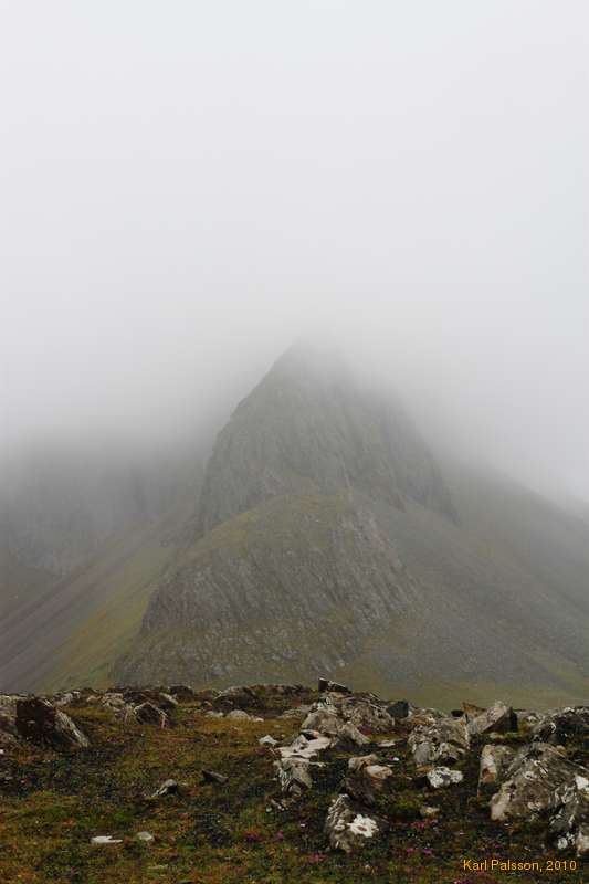 Austurhorn in the mist