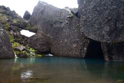 Lower pool at Stórurð