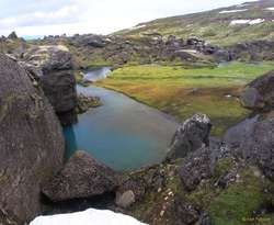 Lower pool at Stórurð