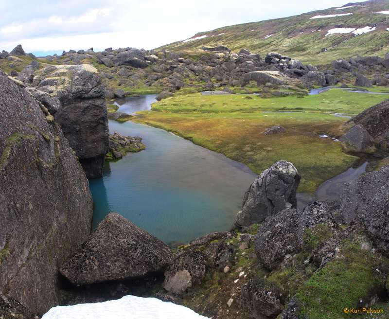 Lower pool at Stórurð