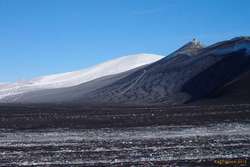 Shades of ash stretching away to the ENE