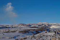 Back up trail from the Skógá bridge