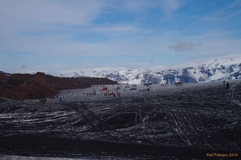 Just a hint of how many people were up there.
