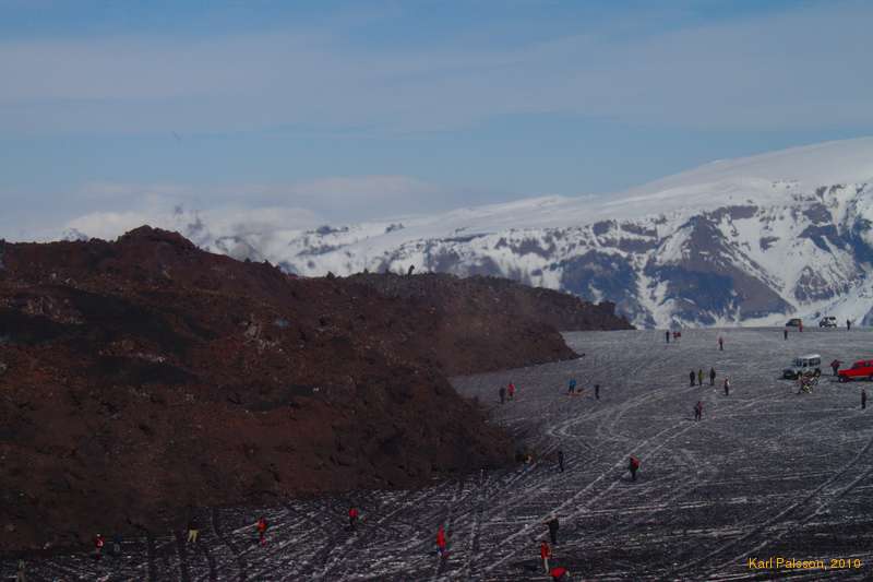 The blur is heat shimmers