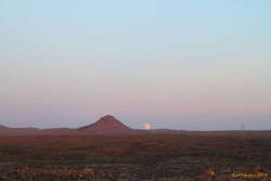 Moonrise near Keilir