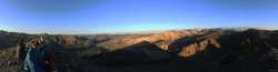 Watching the end of the day from Bláhnúkur, about 260° pano
