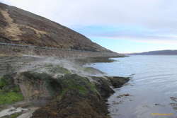 Hot spot exposed by low tide