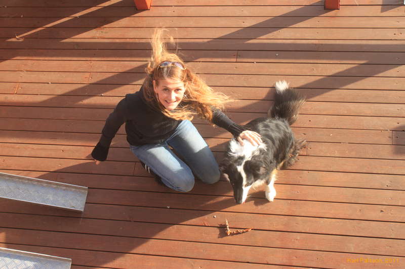 Happy Kolly found a new friend