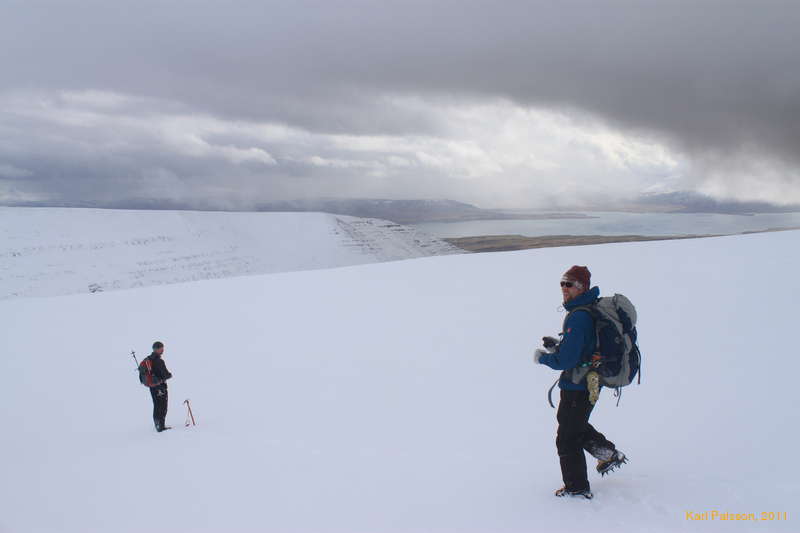 Riding the fluffy stuff down