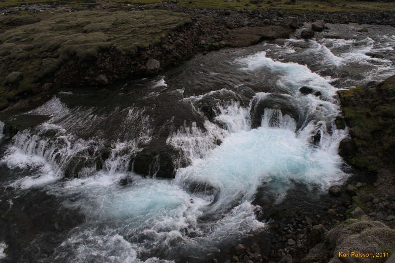 Cascades above the falls