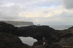 Extremely calm seas today.  This is often a blowhole!