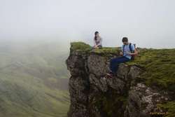 Sho and Davis living on the edge