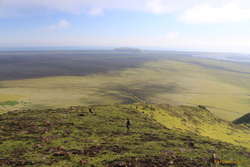 Descending, looking south