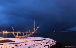 Neat clouds by the bay