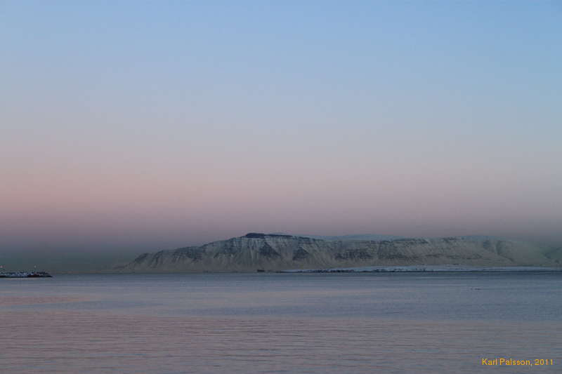 Akrafjall in the morning light