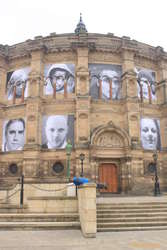 Oli planking for his cousins, some building near Teviot Place