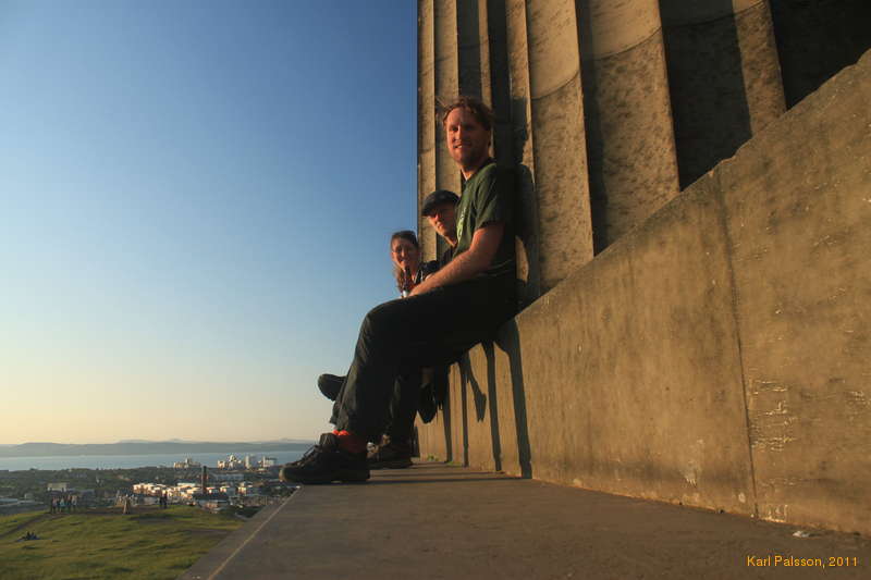 Steph, Bjöggi and I on the Disgrace