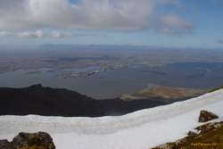 Looking down on Borgarnes