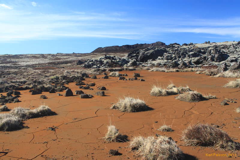 Dry pools E of Búrfell