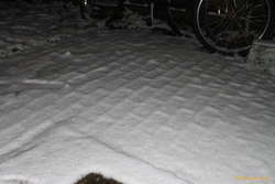 Melt patterns, front door