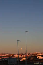 Goal! The moon over Kópavógur