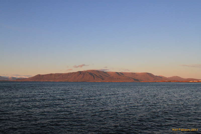 Evening sky on the bay