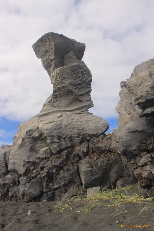 Cool rock near the bridge