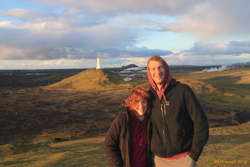 Kata and Wolfgang at Reykjanesvíti