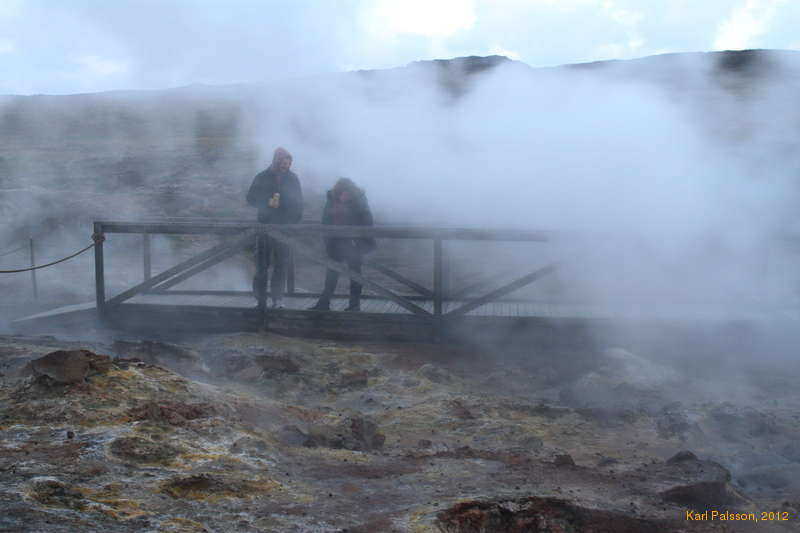 Wolfgang and Kata at Gunnuhver