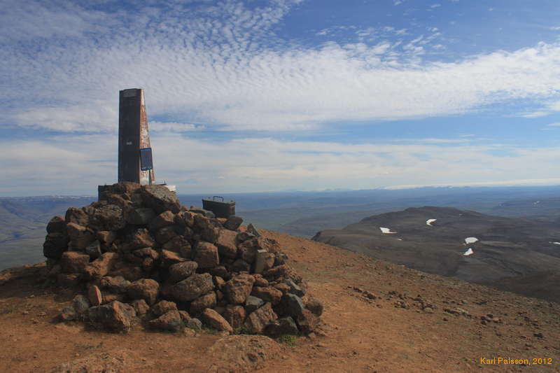 The top of Mælifellshnúkur