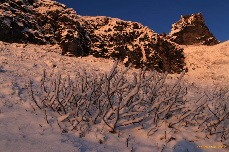 In the spray zone at Gullfoss