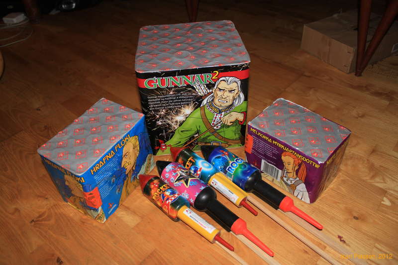 Fireworks for new years