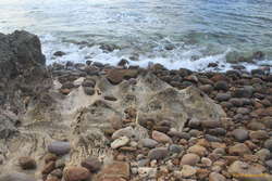 Limestone and granite at Gracetown