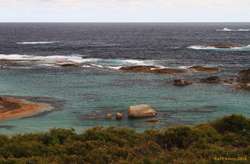 Swimming in the protected lagoon at Elephant Bay, Denmark, WA