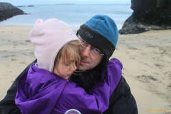 Thomas and his daughter