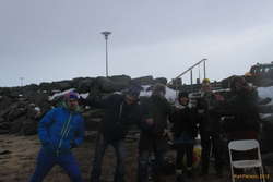 More happy beach people