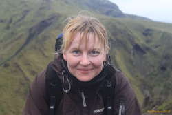 Ásta is happy there's not far to go