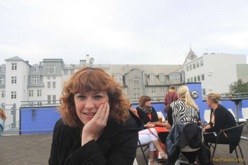 Kata on the deck at Iðusalir